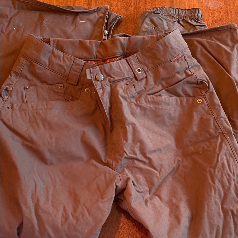 Burton women’s chocolate brown snowboard pants